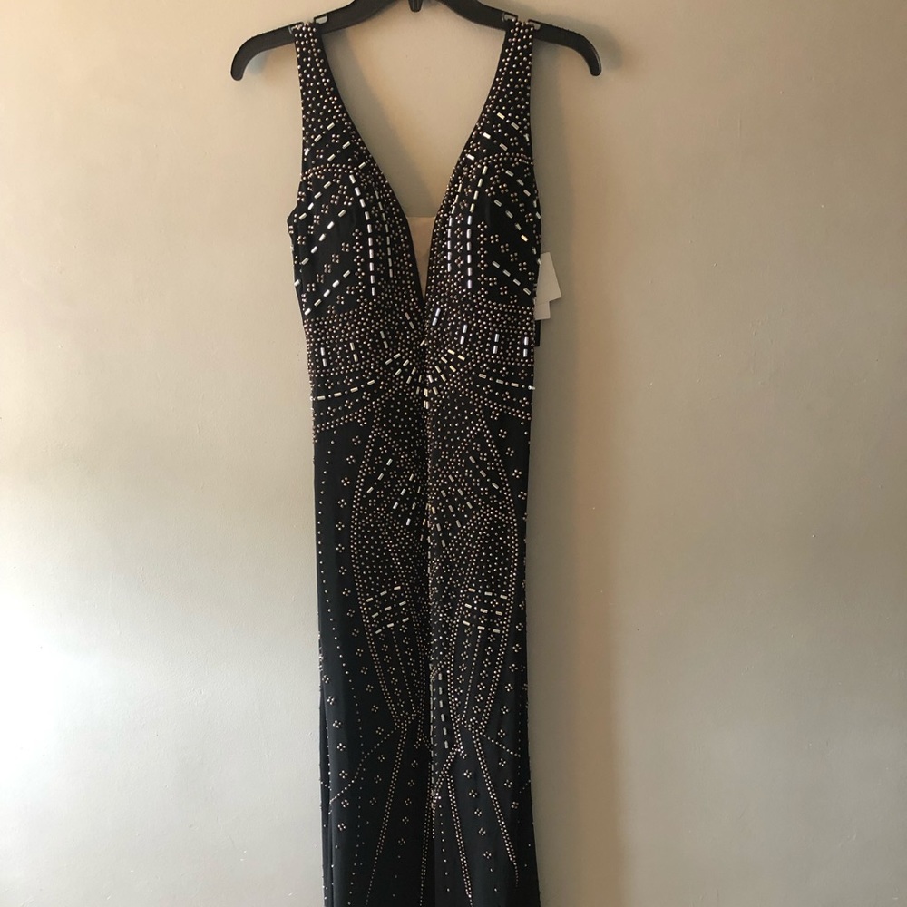 Black Embellished Dress